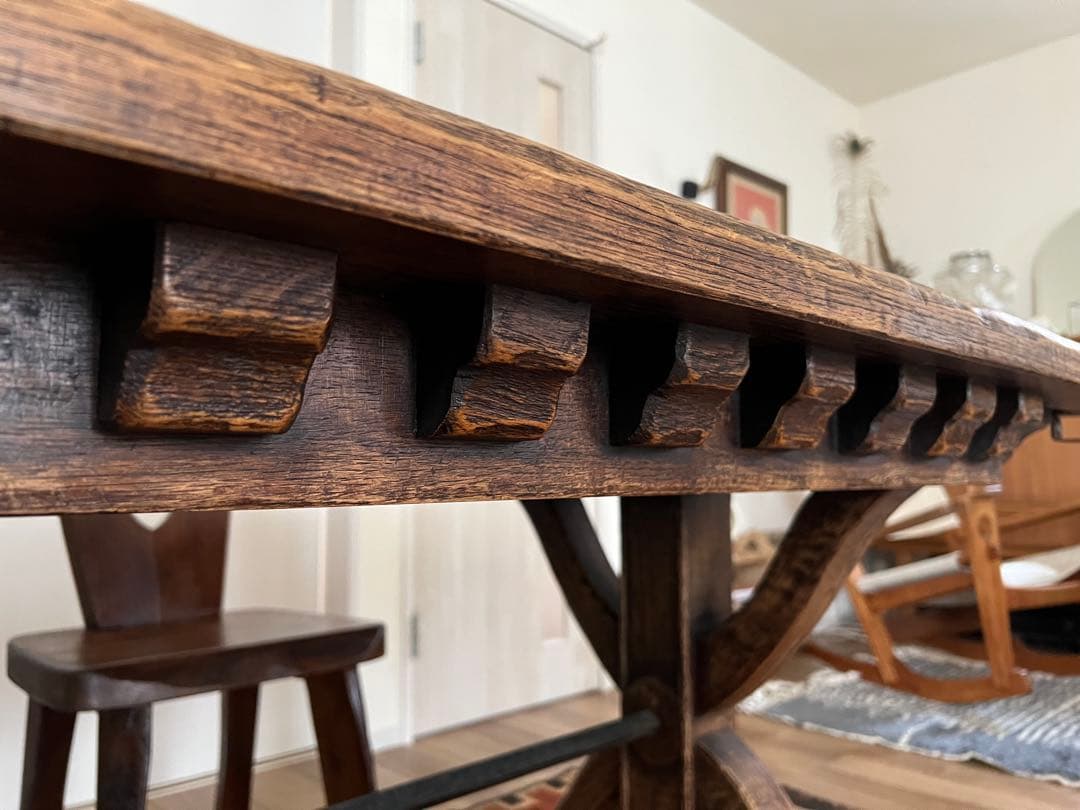 French Table フランスの古いテーブル - メルカリ