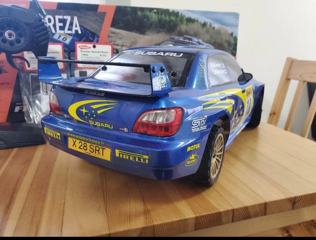 京商 fazer mk2 ラリー スバル インプレッサ オプション付き