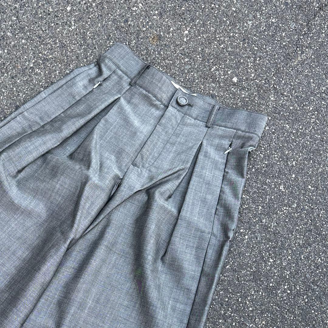 25ss ORIMI CROPPED BIG SLACKS size1 - メルカリ