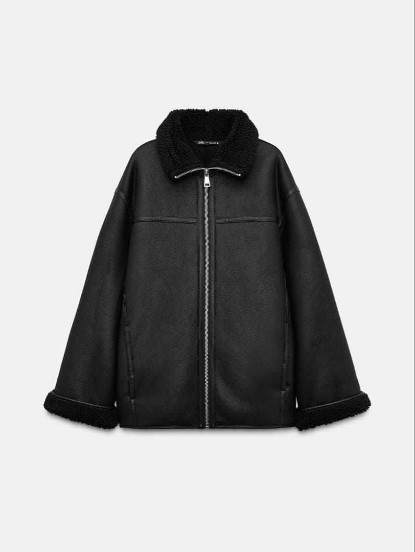 ZARAザラZW COLLECTION DOUBLE-FACED COAT XS Zara ZW COLLECTION DOUBLE-FACED COAT