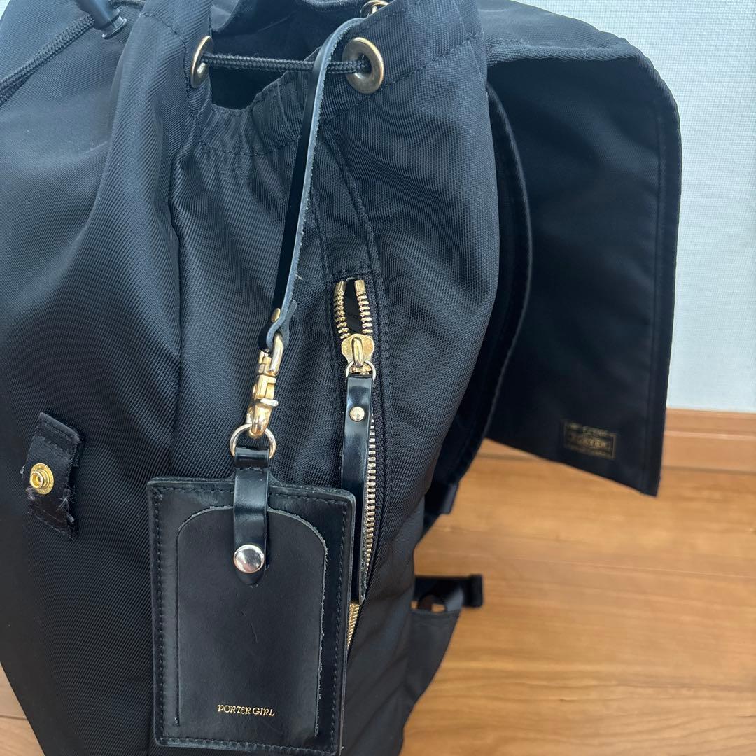 ポーター ガール PORTER GIRL シア リュック ブラック 黒の通販はau