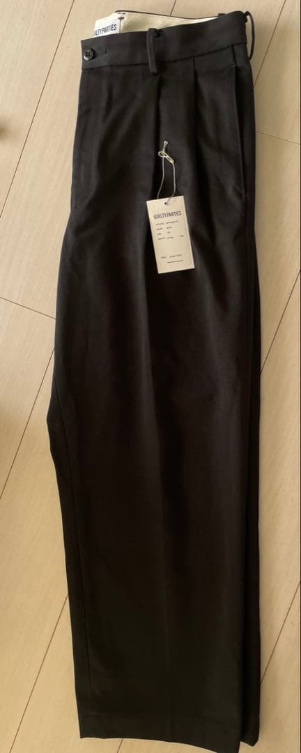 パンツ DOUBLE PLEATED CHINO TROUSERS Black Double Pleated Chino | SPIER & MACKAY