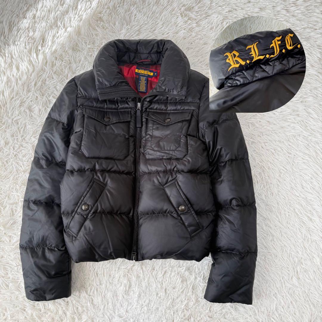 ラルフローレンラグビー RALPH LAUREN RUGBY ダウン S 黒 - ラルフ