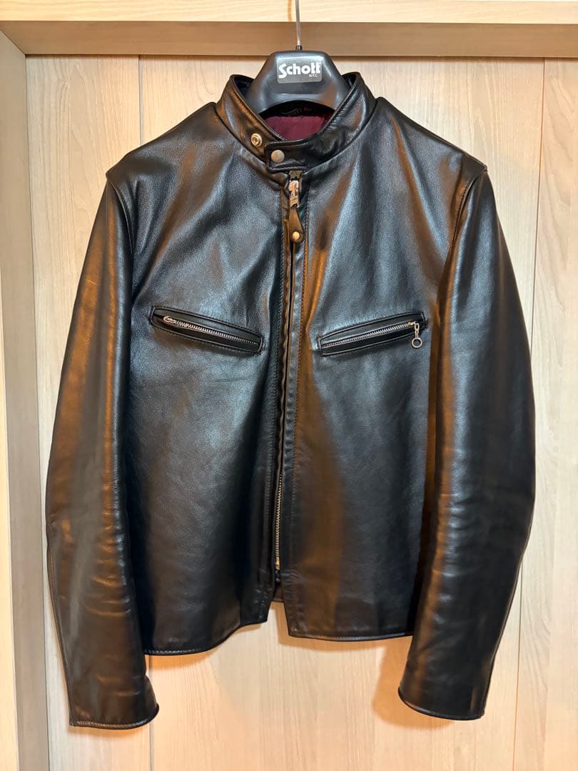 Schott 641xxh ホースハイド　38　ハンガー付き ショット シングルライダース ホースハイド Schott 641XXH HORSE HIDE