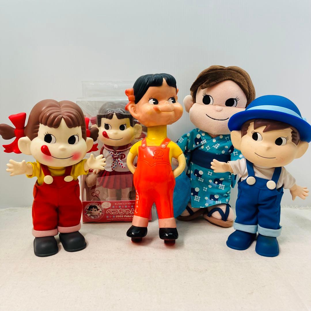 不二家 ペコちゃん＆ポコちゃん 人形 フィギュア まとめセット - メルカリ