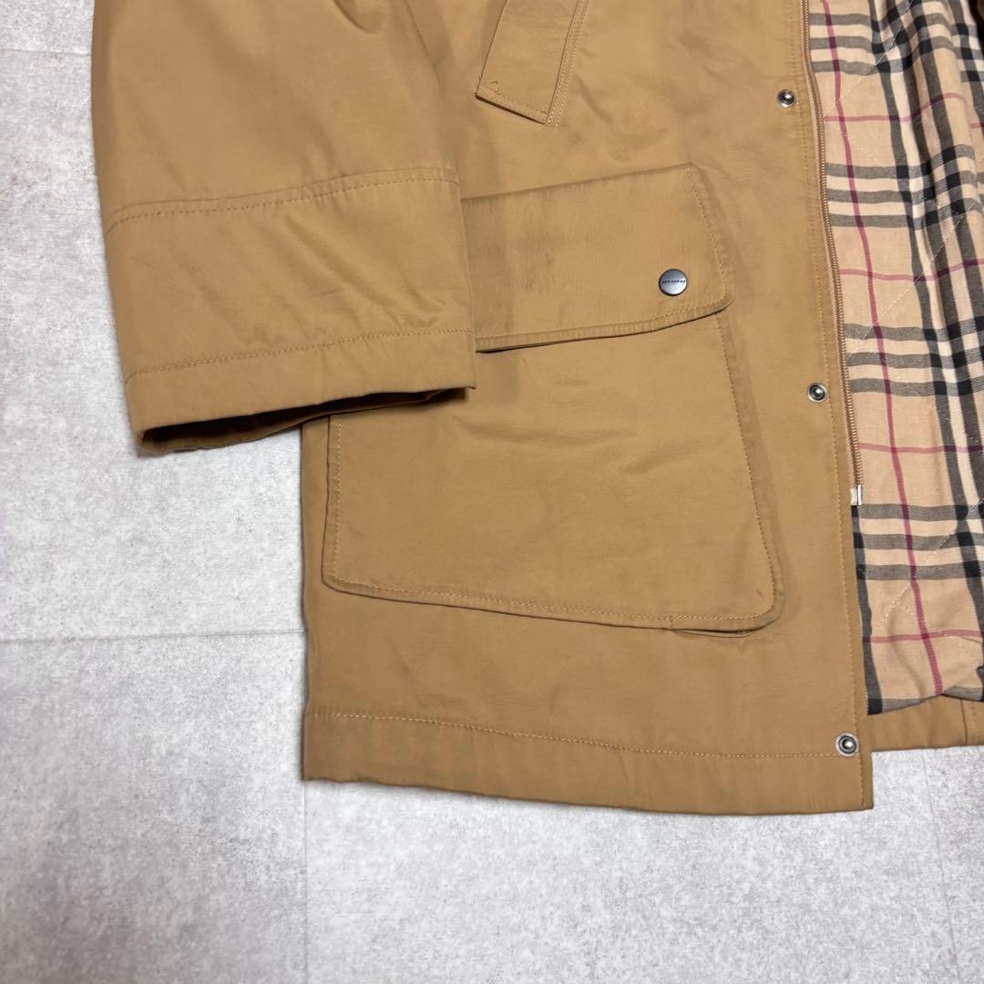 Burberry ノバチェック ステンカラーコート ベージュ L ユーロ - メルカリ