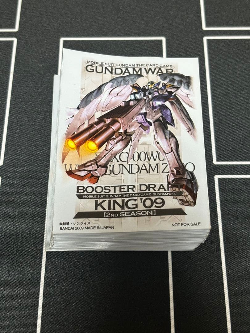 ガンダムウォー ウイングガンダムゼロカスタム スリーブ 69枚 開封品 ウイングガンダムゼロカスタム スリーブ 未開封品 ガンダムウォー 大会