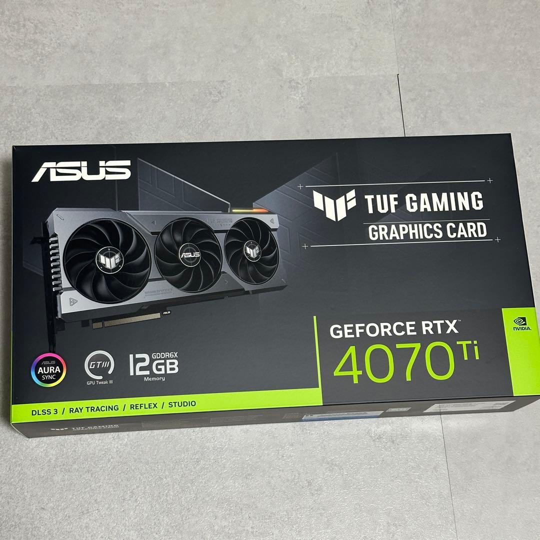 グラフィックボード・グラボ・ビデオカード ASUS TUF GAMING GeForce RTX 4070 Ti Amazon | ASUS TUF Gaming NVIDIA GeForce RTX™ 4070 Ti OC Edition