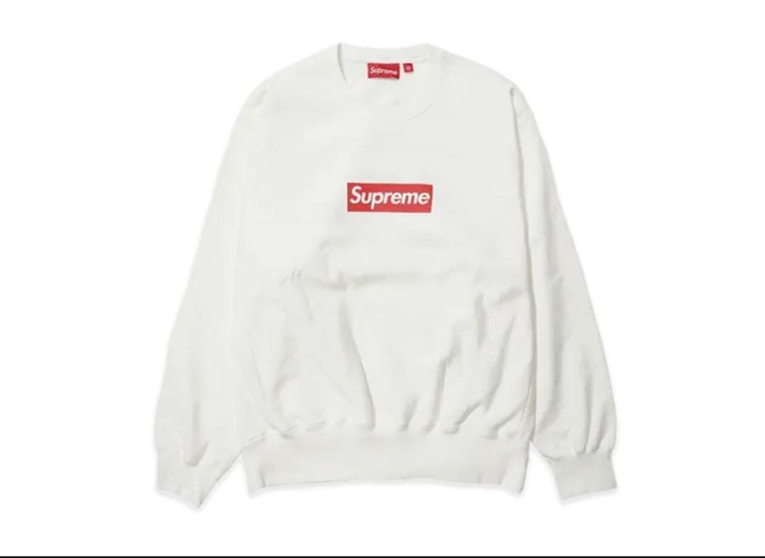 Supreme Washed Box Logo Crewneck White - メルカリ