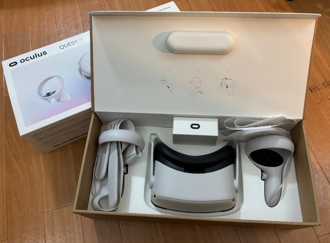 Meta (oqulus) quest2 128GB＋ストラップ＋収納台 Meta 128GB＋