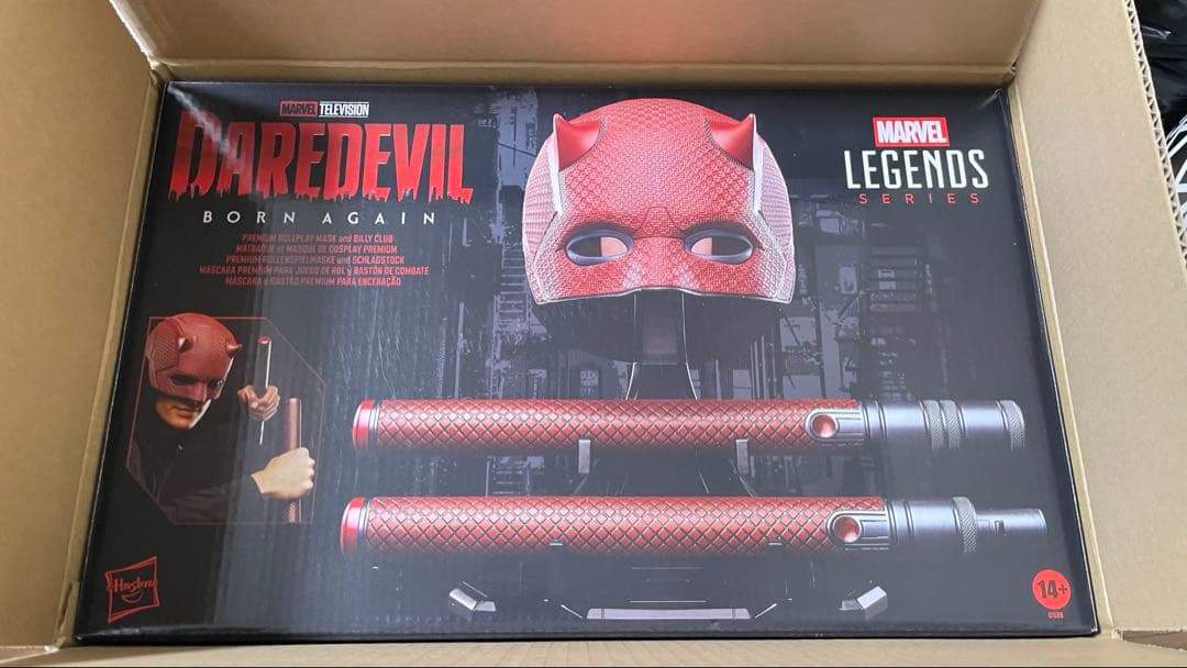マーベルレジェンド・シリーズ デアデビル：ボーン・アゲイン マスク＆ビリークラブ Marvel Legends Series Daredevil: Born Again Mask & Billy Club Set