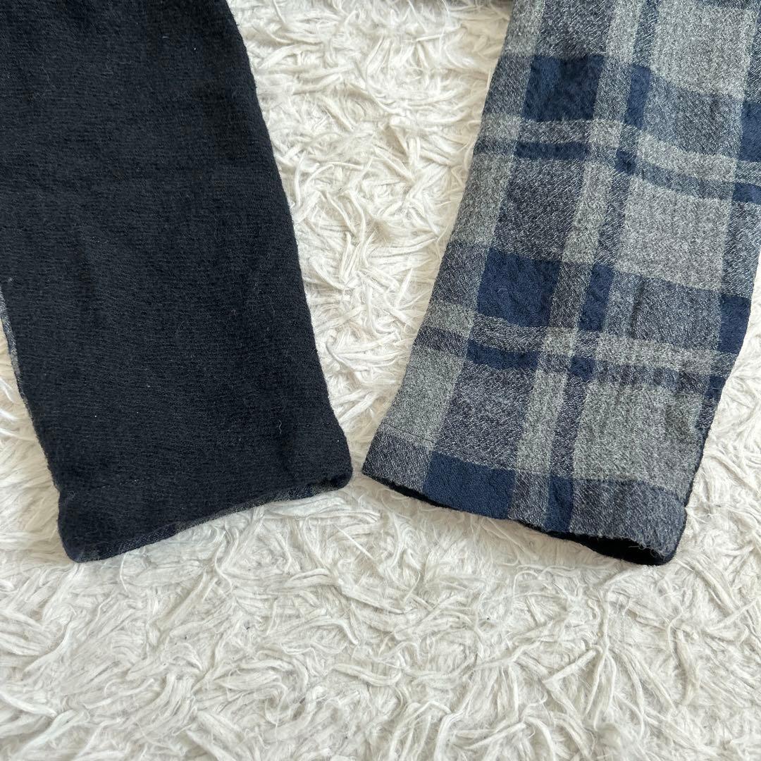美品⁂センソユニコ⁂ロングバルーンワンピース チェック切り替え ボート