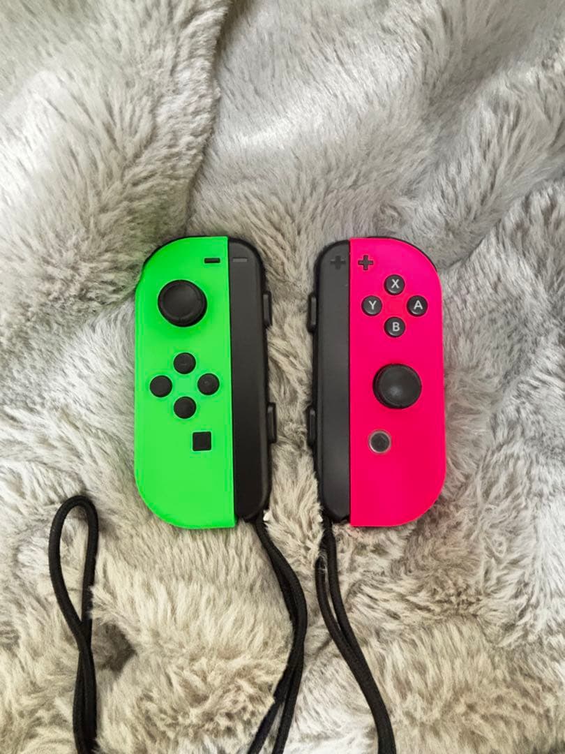 美品純正】Nintendo Switch ジョイコン グリーン/ピンク - メルカリ