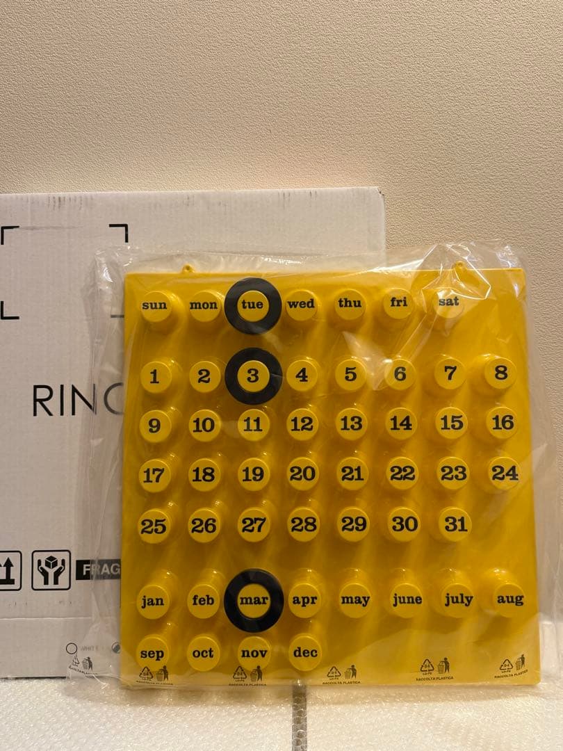 正規品　Ring-A-Date 万年カレンダー　MOMA リングカレンダー 楽天市場】The Ring-A-Date perpetual calendar リプロダクト ウォール