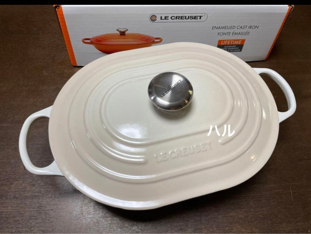 新品レア　ルクルーゼ　オブロング・マルミット 31cm メレンゲ Amazon.co.jp: ル・クルーゼ(Le Creuset) 鋳物 ホーロー 鍋