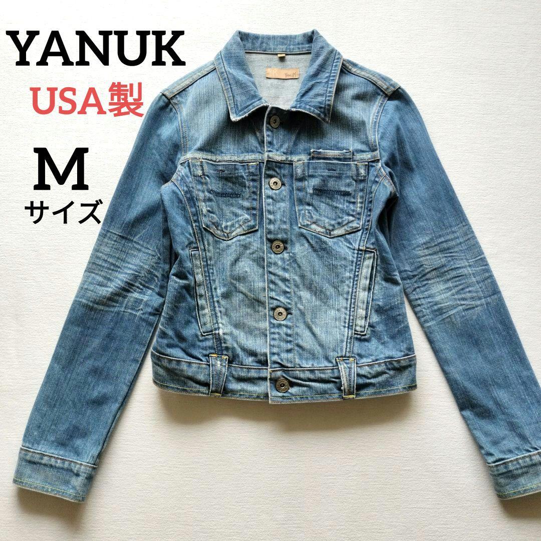 USA製】YANUKヤヌークデニムジャケットUSED加工[P]Mサイズ相当 - メルカリ