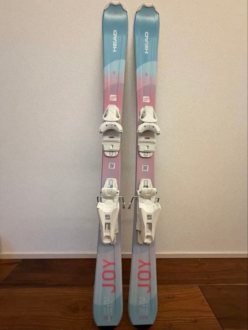 ジュニアスキー２点セット HEAD 117cm ラングLANGE 20.5cm