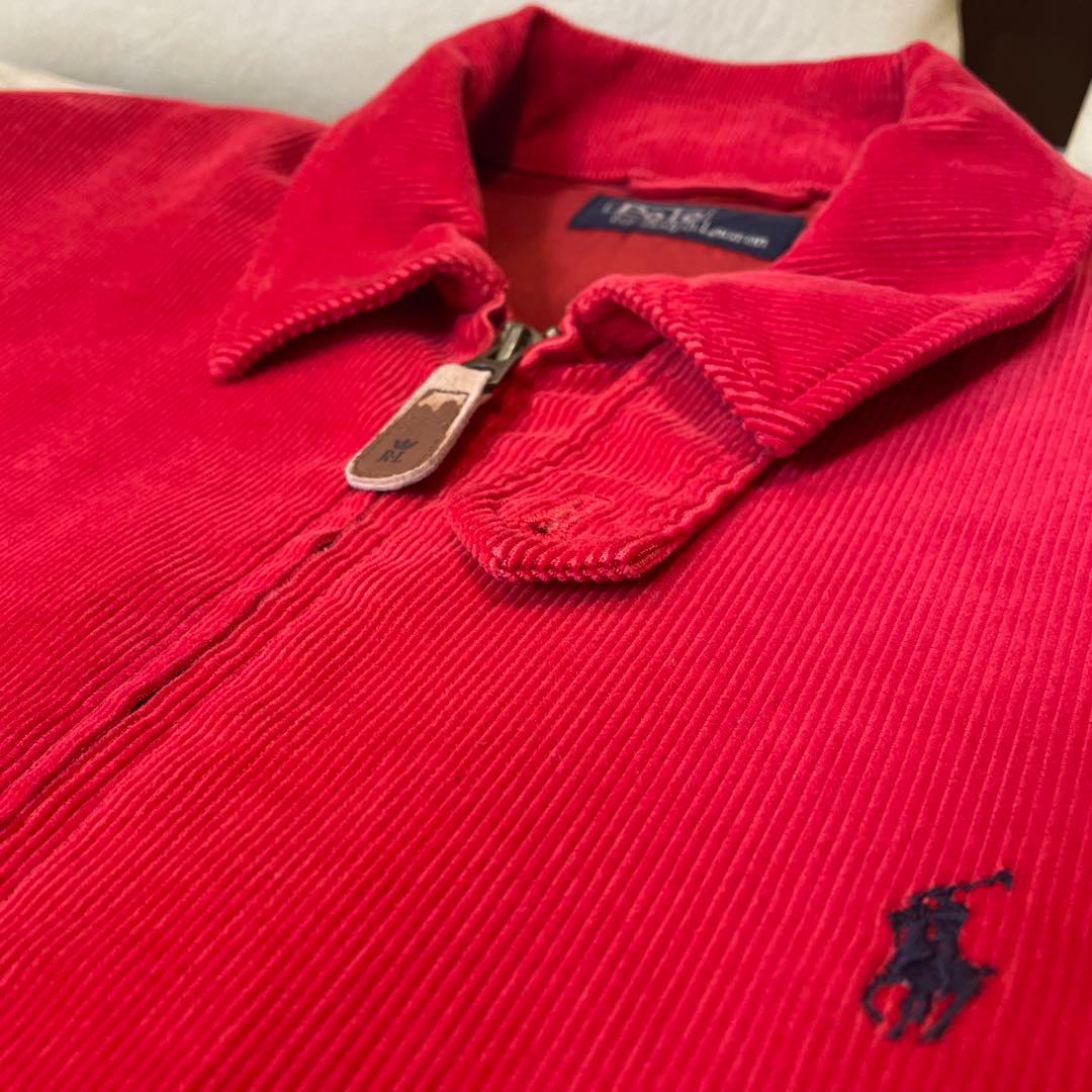 ◯ポロ・ラルフ・ローレン 赤 コーデュロイ スウィングトップ Ralph Lauren / ラルフローレン】スウィングトップ | 古着屋KAKAVAKA