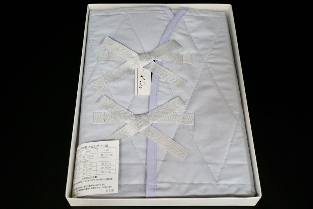 あしべ織 汗取肌襦袢 -れん- グレー(Mサイズ)