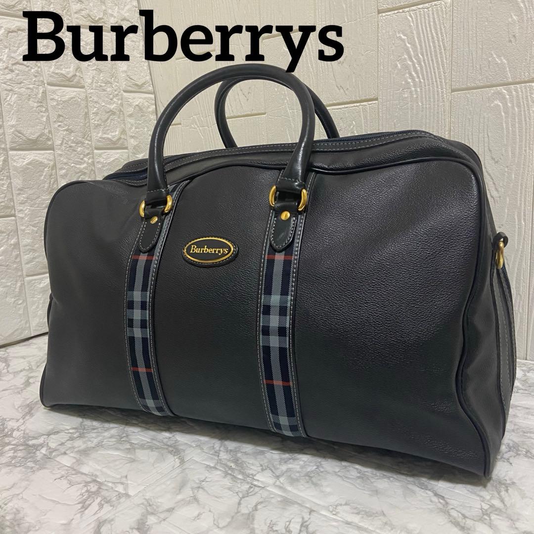 BURBERRY バーバリーボストン 2way ノバチェック Burberry バーバリー ボストンバッグ 2way ノバチェック ハンド - メルカリ