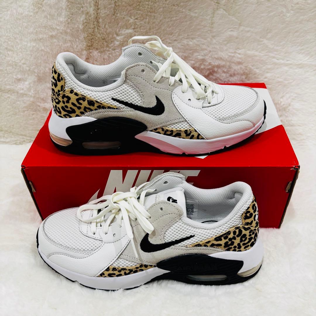 NIKE ウィメンズ エア マックス エクシー 25cm ヒョウ柄 ほぼ新品