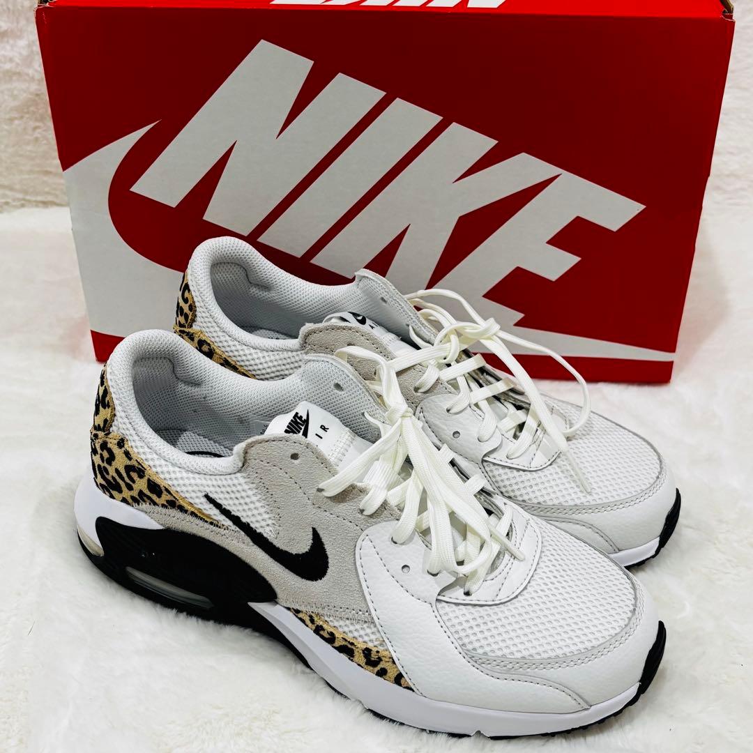 NIKE ウィメンズ エア マックス エクシー 25cm ヒョウ柄 ほぼ新品