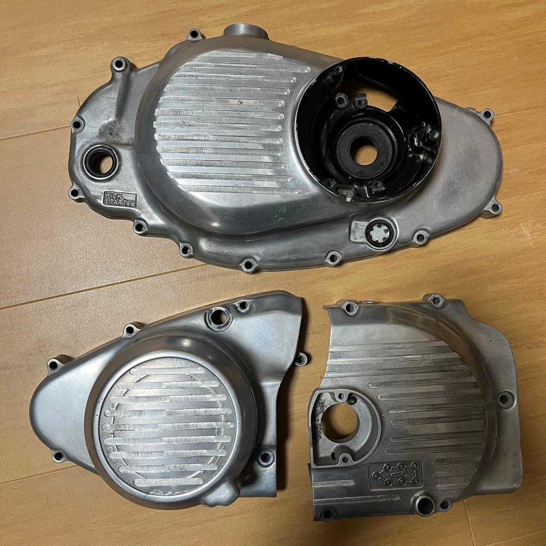 gs GS400 エンジンカバー GS400 GS425用 アルミ削り出し エンジン クランクフィンカバー