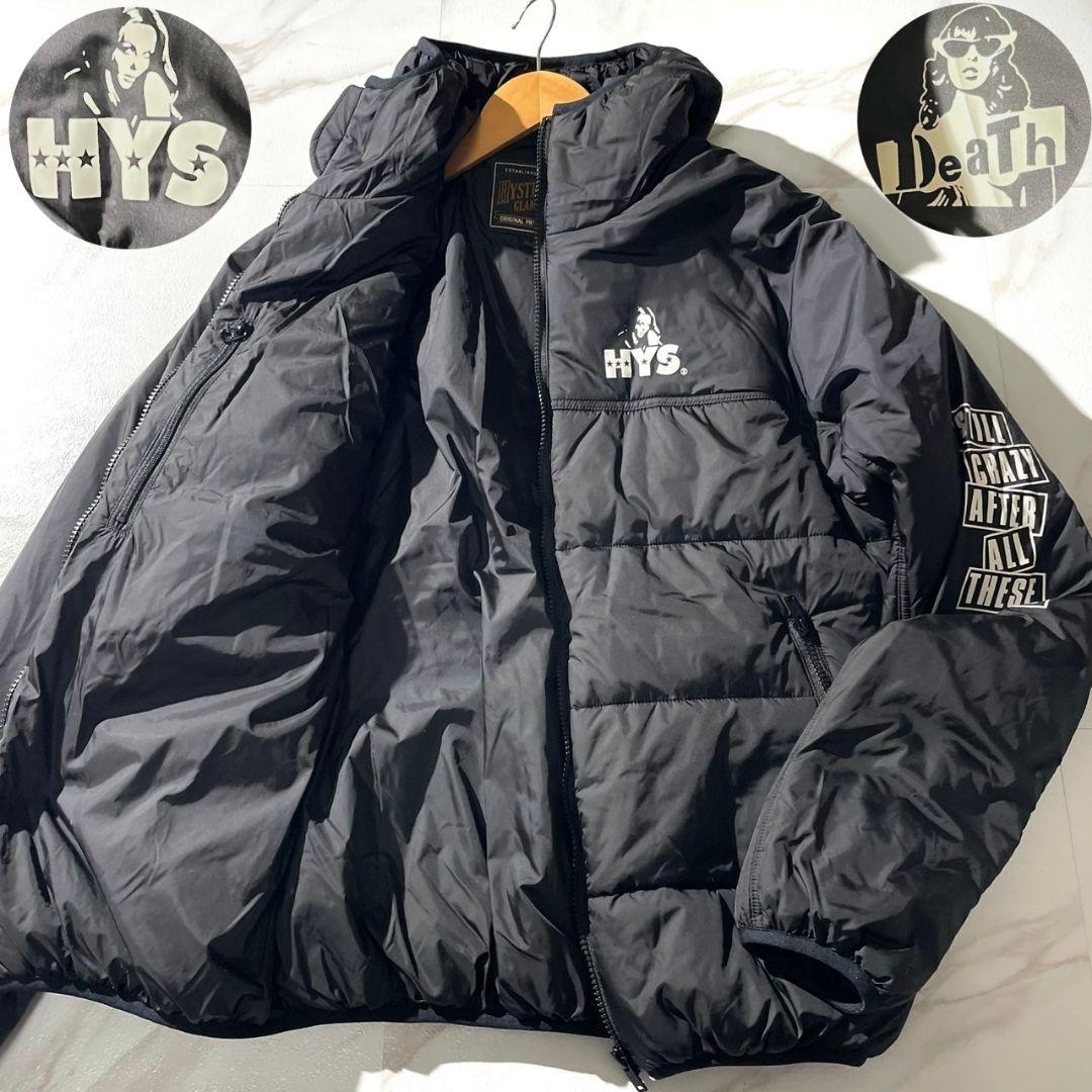 HYSTERIC GLAMOUR ヒスガール プリマロフト パデッドブルゾン 黒