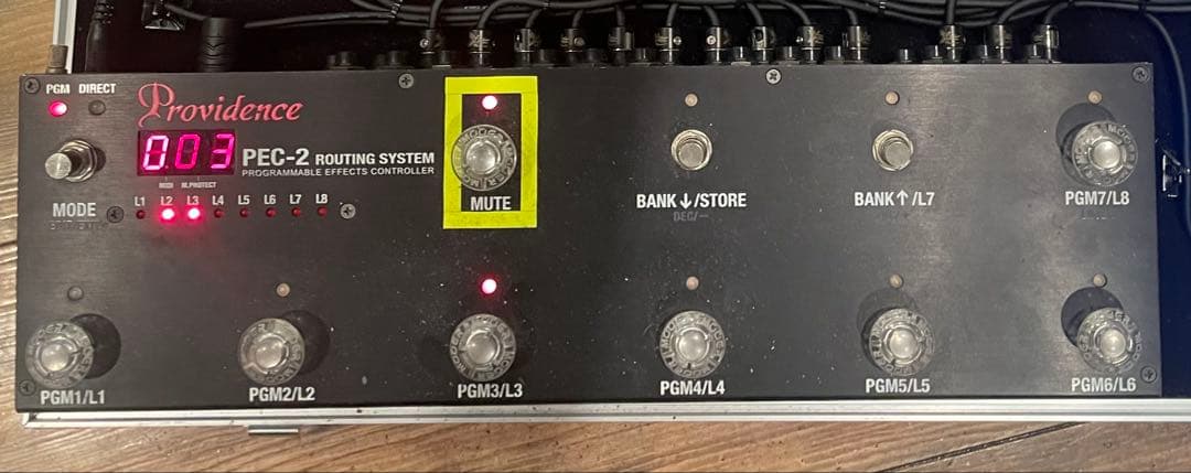 Providence PEC-2 ルーティングシステム Providence PEC-2 Programmable Effects Controller Manual ~ Vol.3