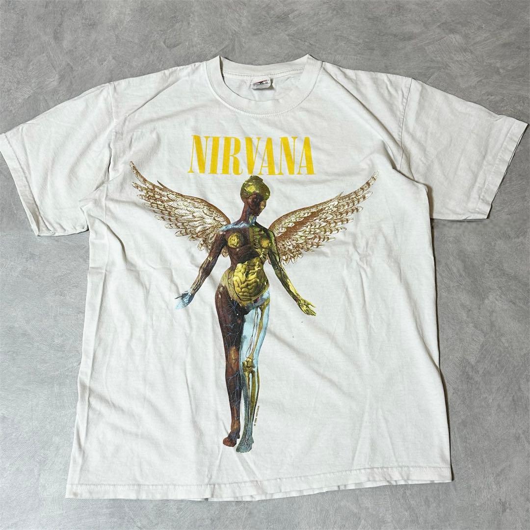Special】NIRVANA IN UTERO WHITE anvil L - メルカリ