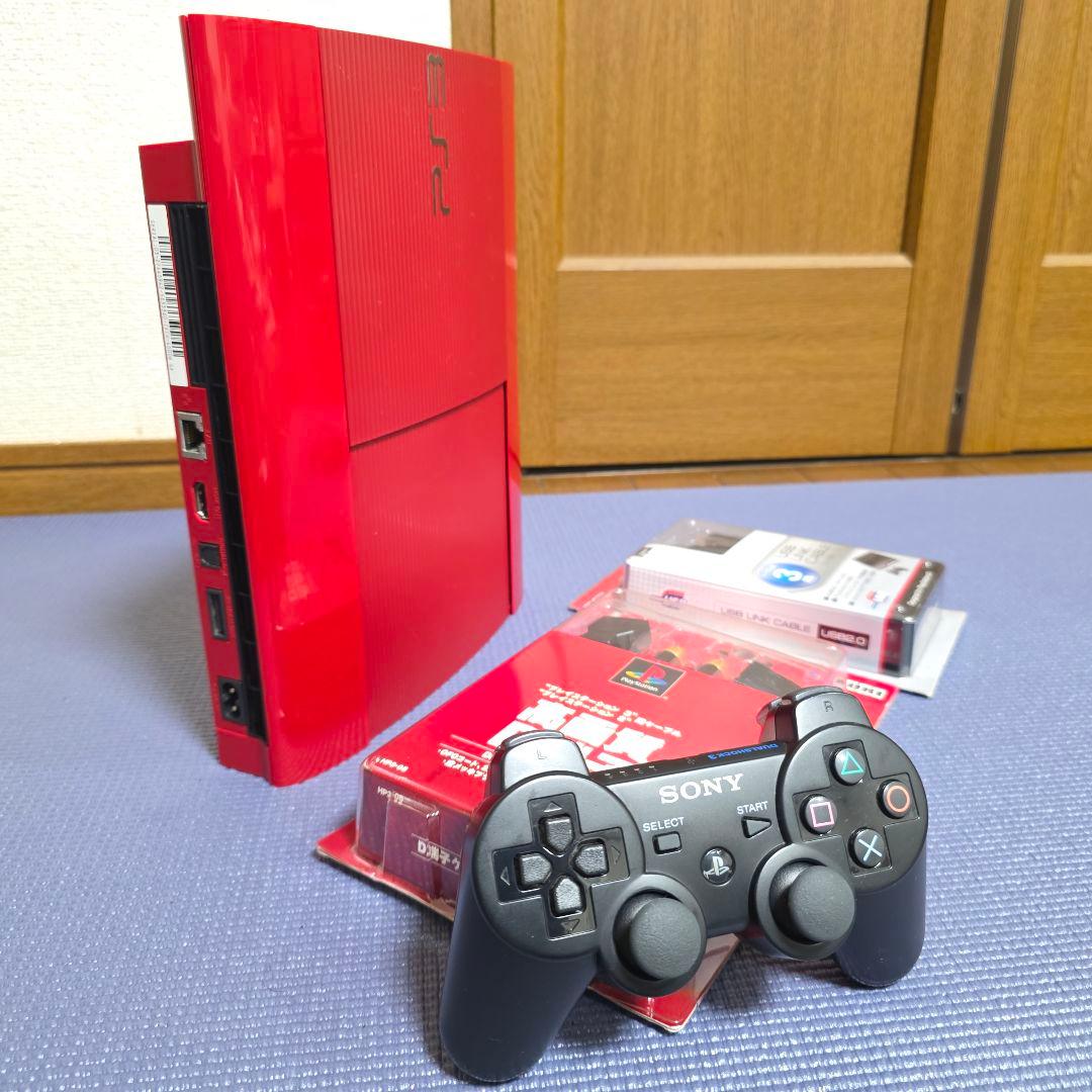 210】PS3本体 CECH-4000B ガーネットレッド250GB 未使用あり - メルカリ