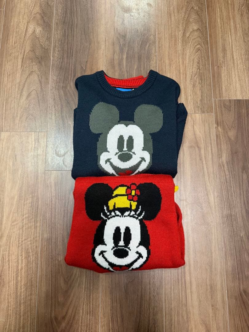 ディズニー ミッキー　ミニー　セーター MONO-MART（モノマート） ニット セーター 「Disney」別注 ミッキー