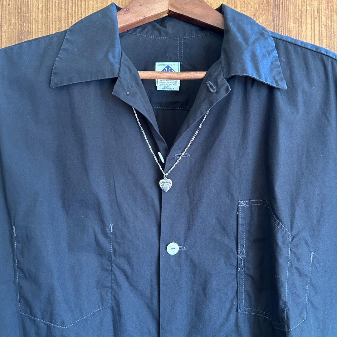 スウィートハートジュエリー 40s WW2 シルバー ハート渦巻き SWIRL