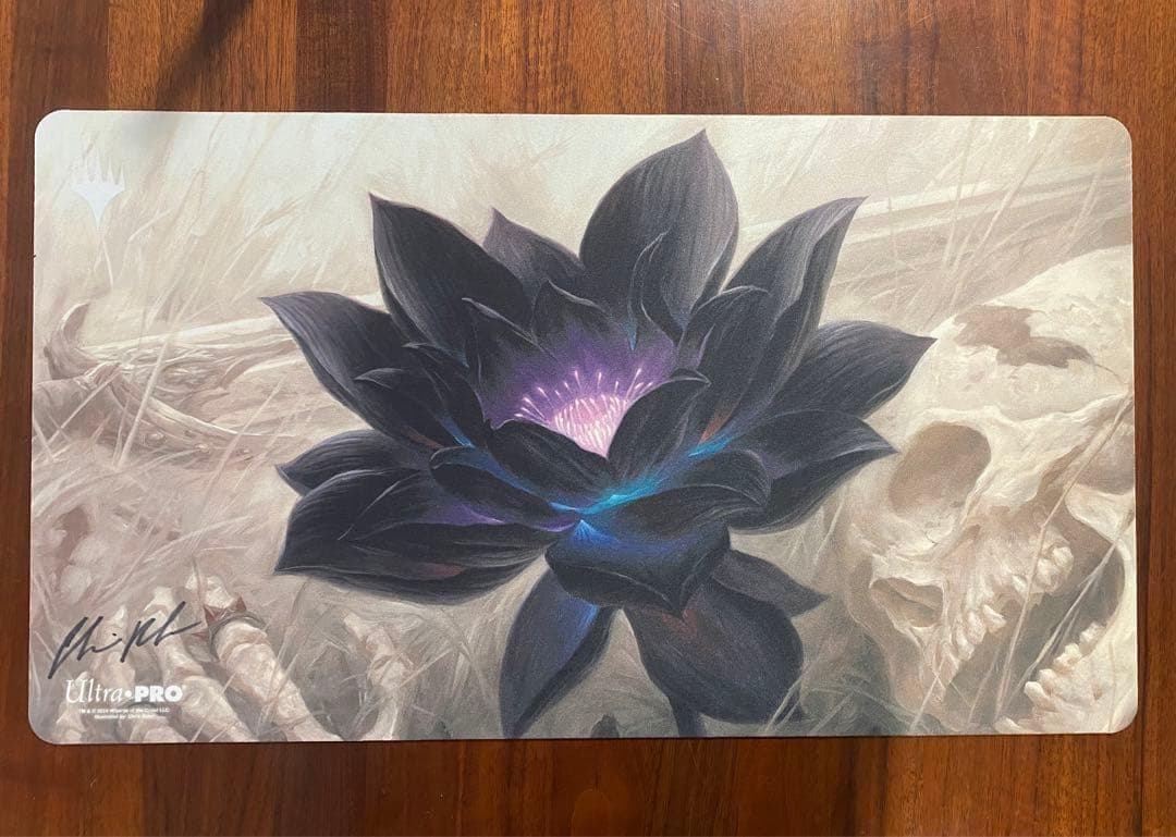 あ*ー様 black lotus プレイマット　ブラックロータス アーティストサ Amazon.co.jp: Black Lotus カスタムボードゲーム MTG プレイマット