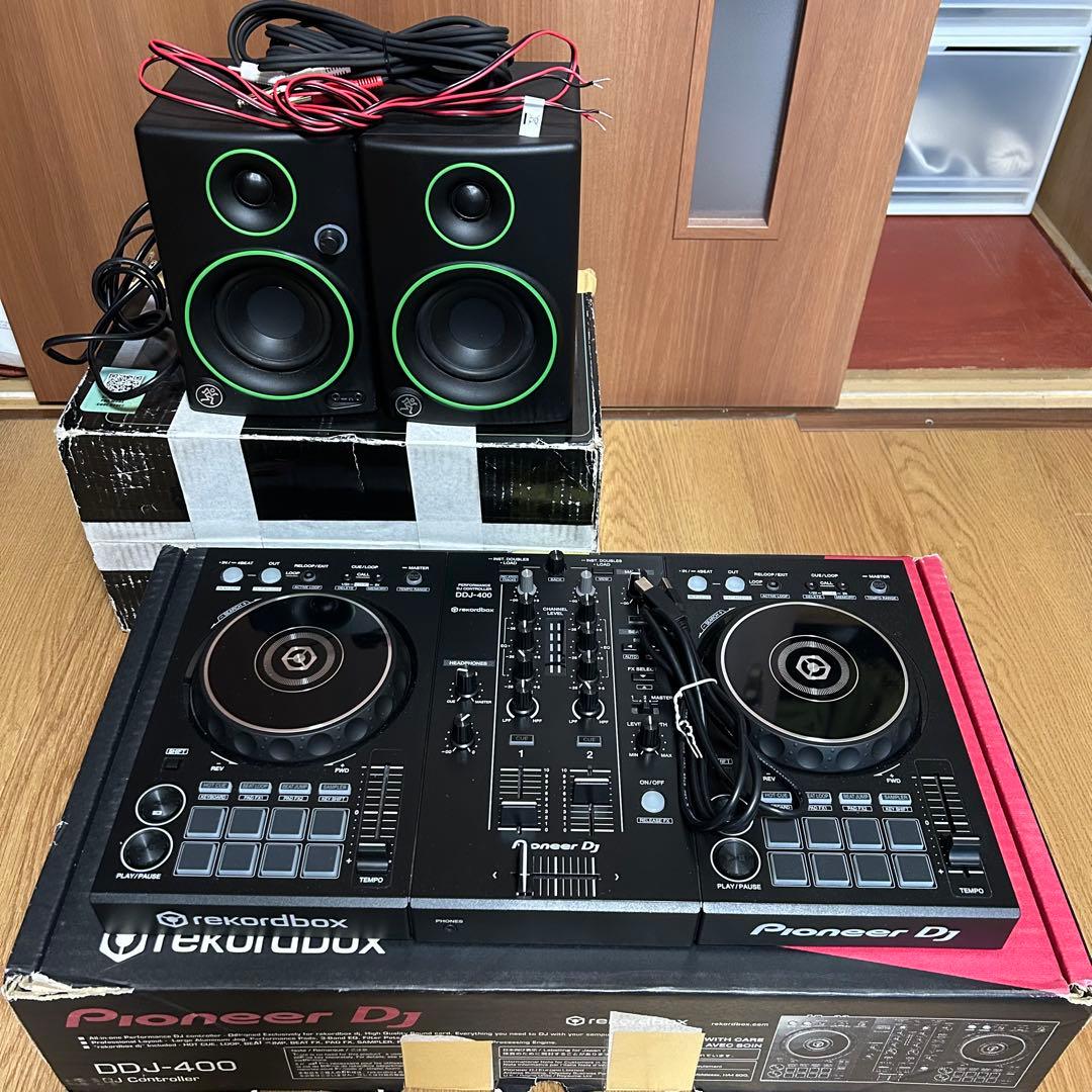 Pioneer DJ DDJ-400 CR3 スピーカーセット Pioneer DJ 〔DDJ-400後継機種〕 パイオニア DDJ-FLX4 初心者セット
