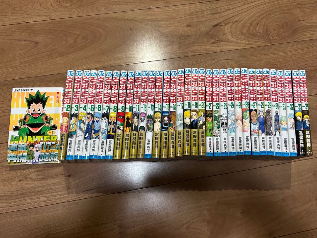 み*ん様 HUNTER×HUNTER 1-33巻セット＋35巻 HUNTER×HUNTER ハンター×ハンター コミック 1-38巻セット (集英社