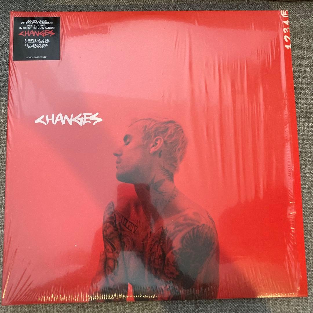 Justin Bieber CHANGES レッドレコード - メルカリ