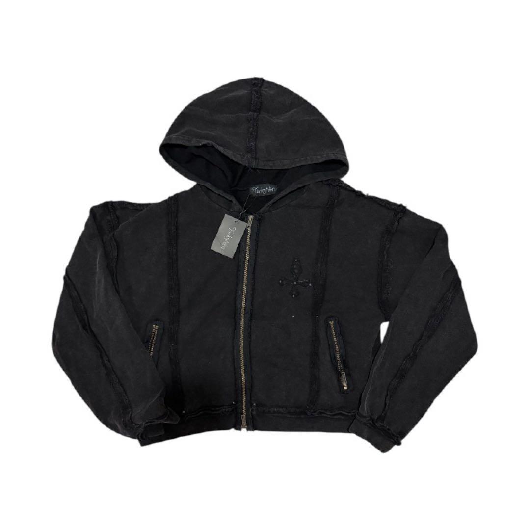 ジャケット・アウター yorkshin parker Long bomber jacket in mink fur and reversible technical fabric