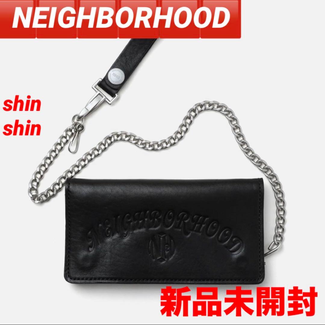 NEIGHBORHOOD LEATHER TRUCKER WALLET 黒新品 - メルカリ