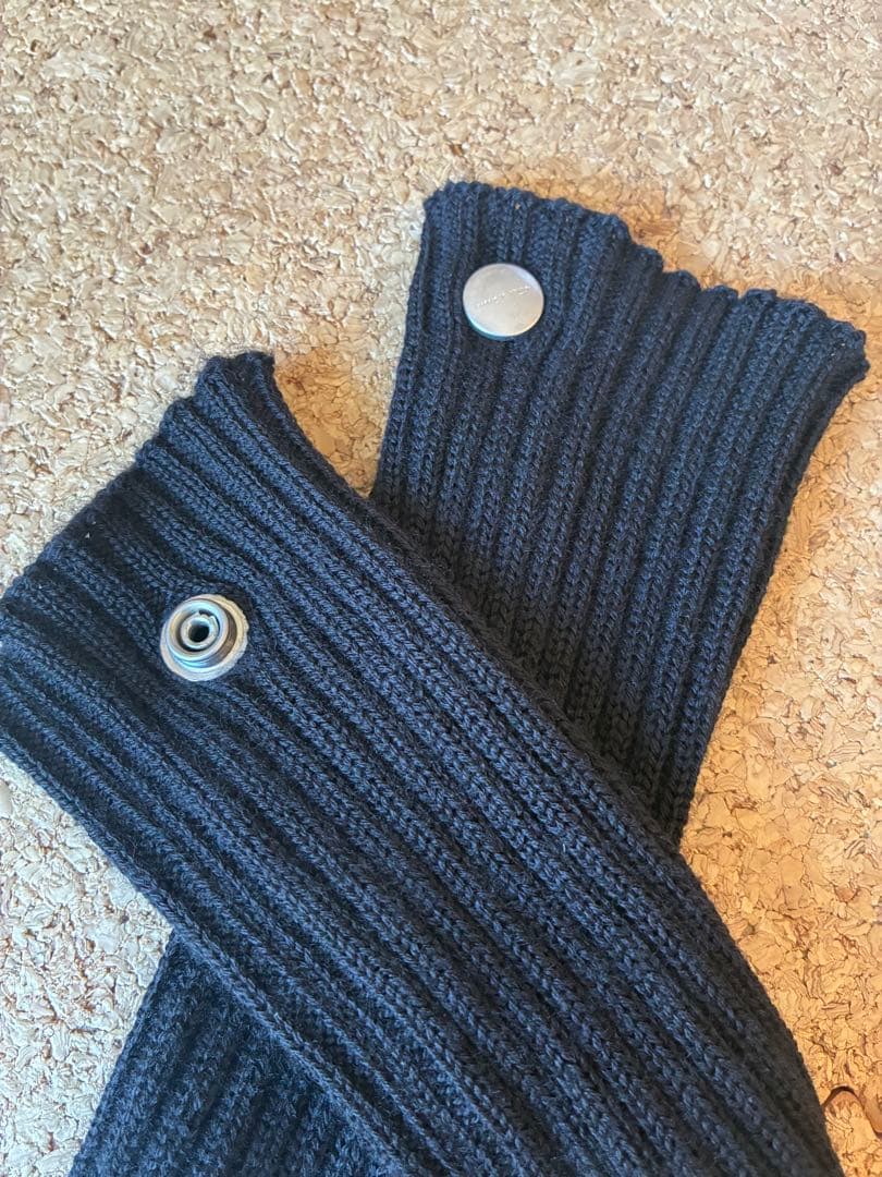 Rick Owens armwarmer black sizeF wool100