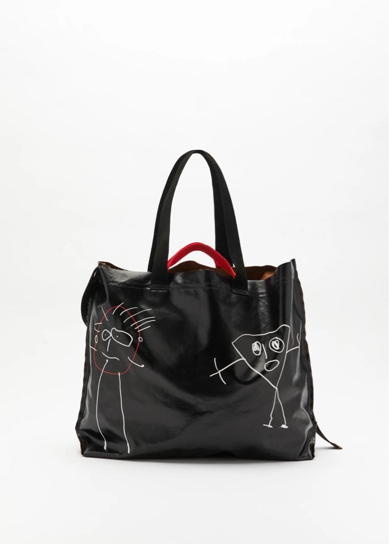 Plan C ピリアンドビアンカラージトートバック Plan C プランシー ハンドバッグ PILI AND BIANCA VERTICAL BAG