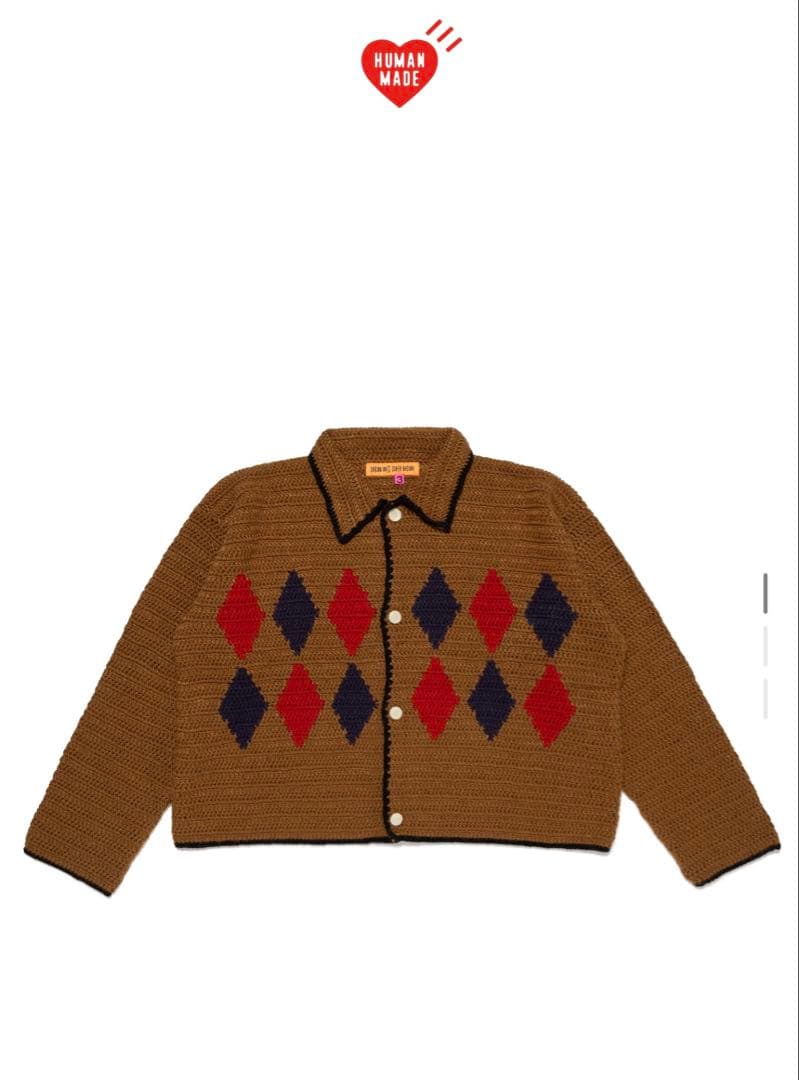 CPFM RODEO CROCHET KNIT CARDIGAN サイズ2 HUMAN MADE CPFM CROCHET KNIT CARDIGAN – HUMAN MADE Inc.