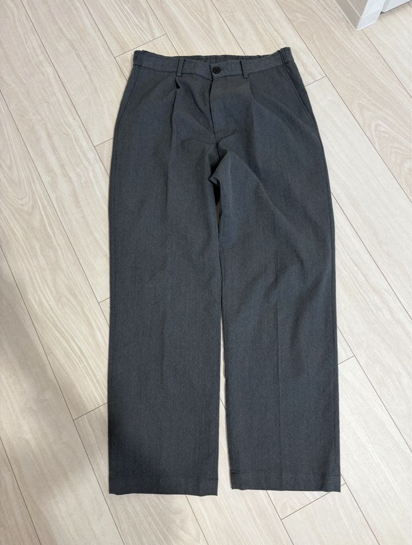 エヌハリウッド　スラックス　チャコールグレー　38 N.HOOLYWOOD（エヌハリウッド） スラックス 「N.HOOLYWOOD/エヌ