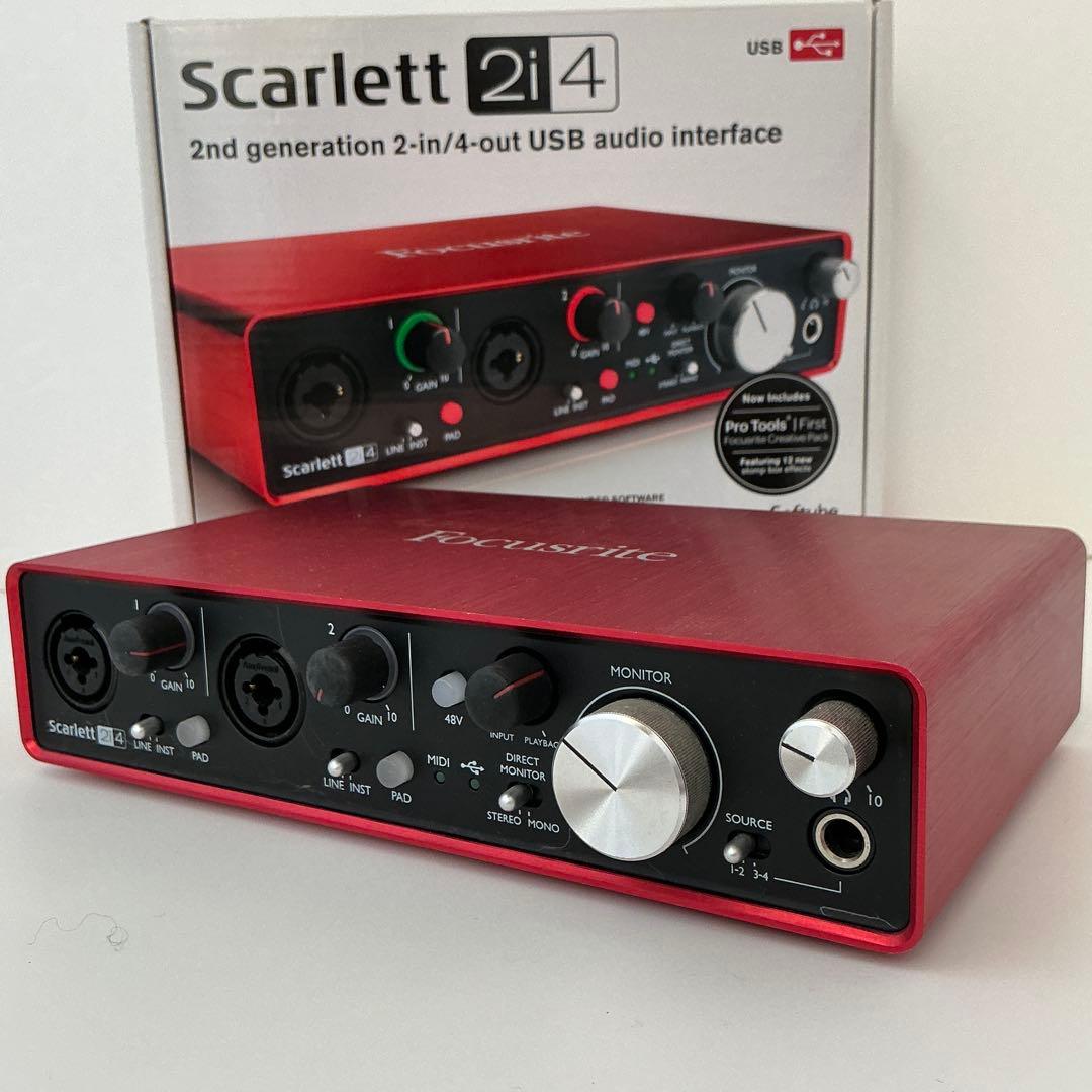 FOCUSRITE Scarlett 2i4 G2 オーディオインターフェイス FOCUSRITE ( フォーカスライト ) Scarlett 2i4 G2 オーディオ
