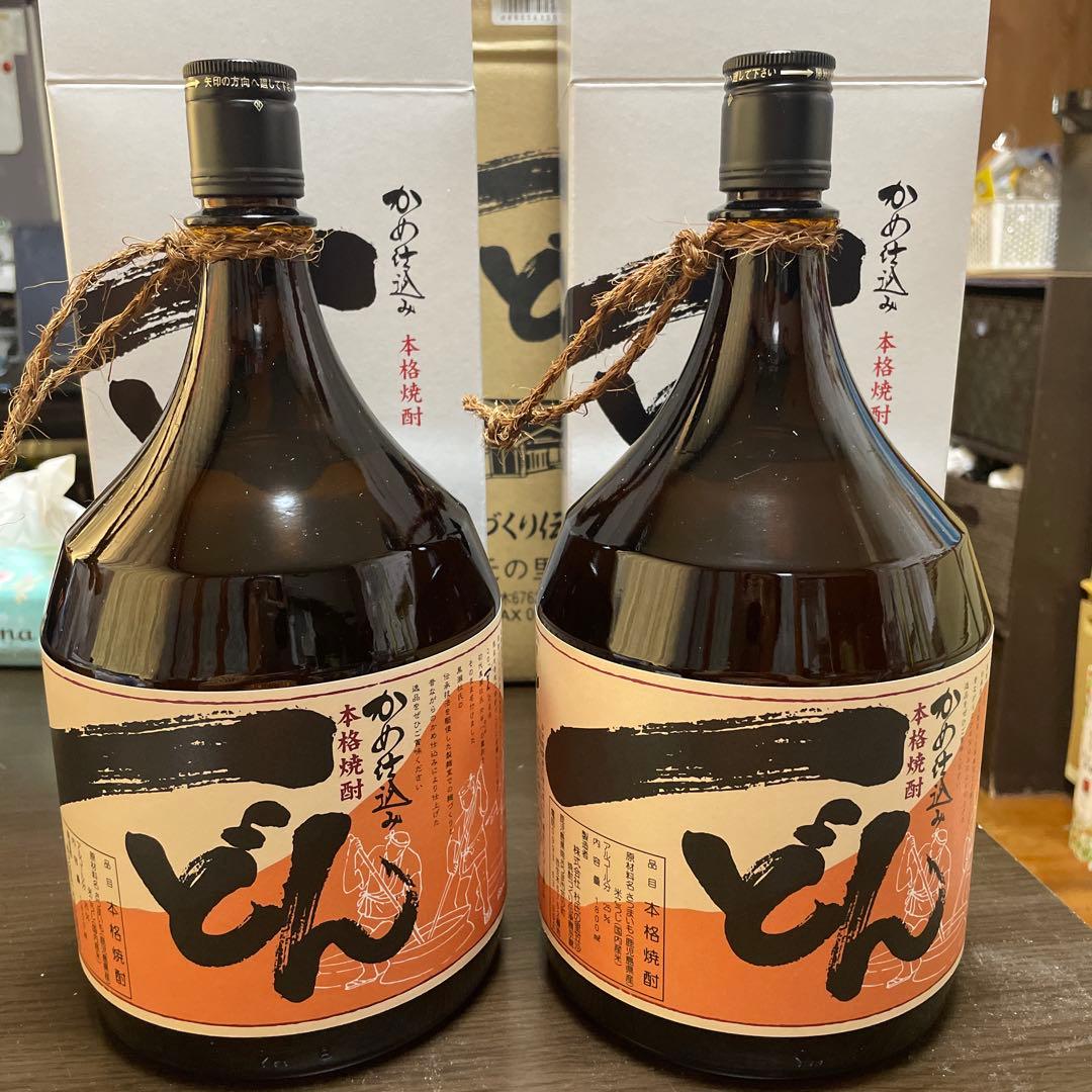 本格焼酎 一どん 1800ml 25% ２本一組 本格焼酎 一どん 1800ml 25% 2本一組 一どん いちどん かめ仕込み