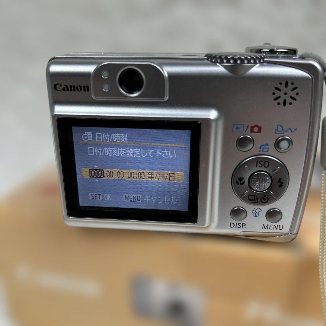 美品! Canon キャノンPowerShot A550 デジカメ 箱 説明書 - メルカリ