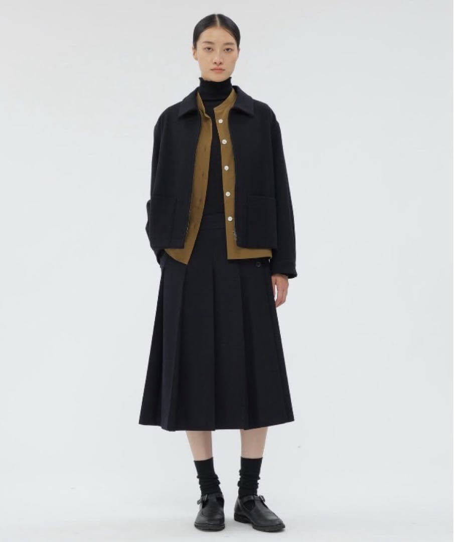 【新品未使用】マーガレットハウエル　スカート MARGARET HOWELL（マーガレットハウエル） スカート LARGE CHECK WOOL