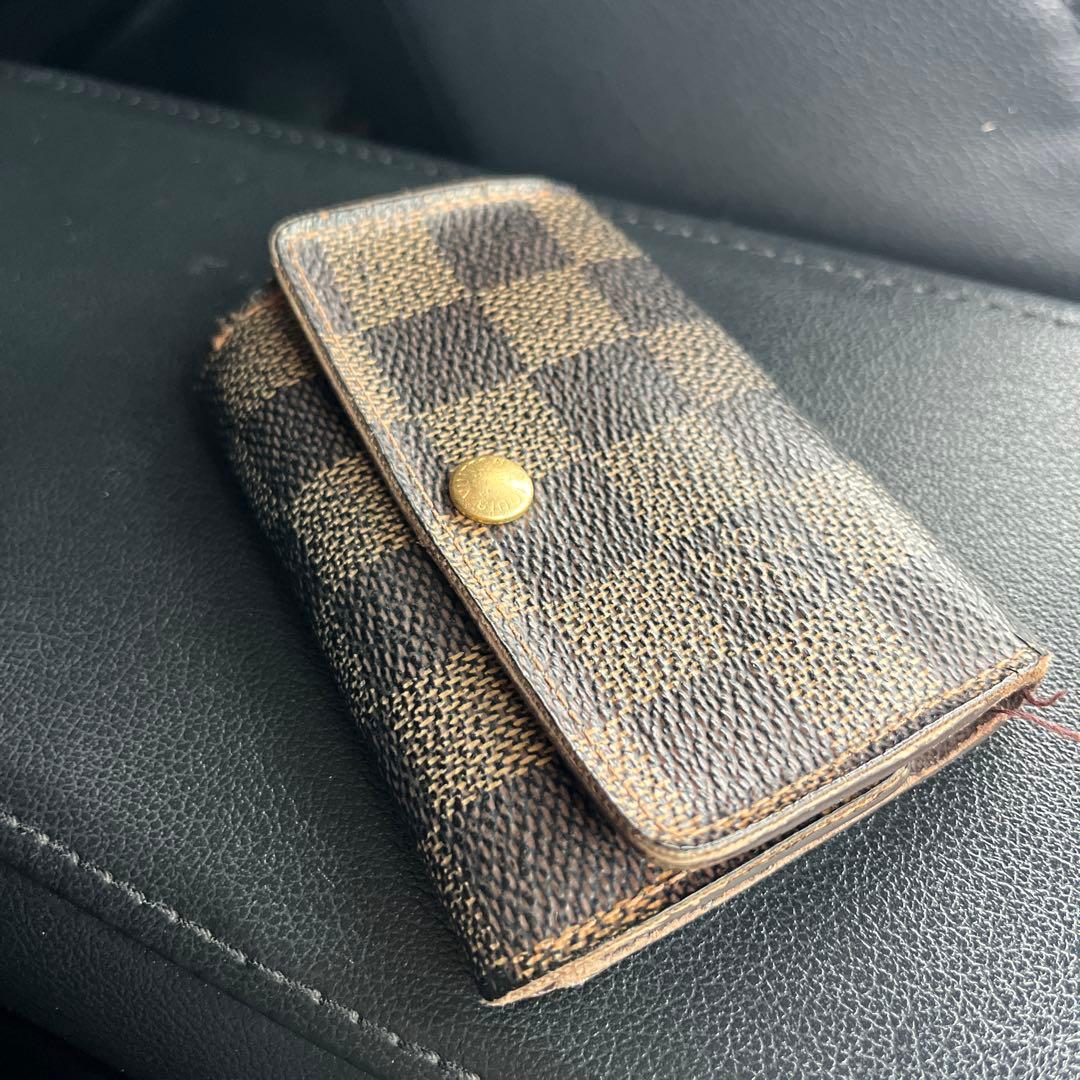 VUITTON ダミエパターン レザーキーケース - メルカリ