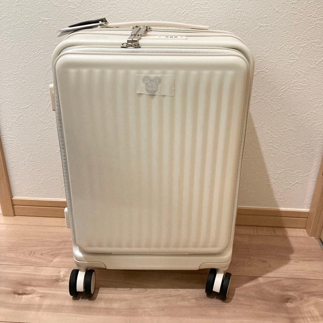 DISNEY TRAVELミッキー スーツケース アイボリー 機内持ち込みサイズ