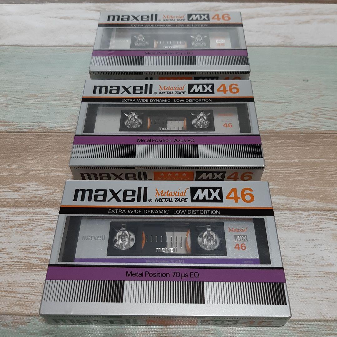 カセットテープ　maxell　MX46 △買取品△ maxell MX46 TYPEIV (メタルポジション) カセットテープ